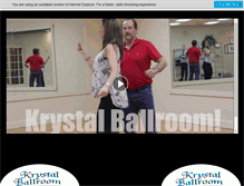 Tablet Screenshot of krystalballroom.com